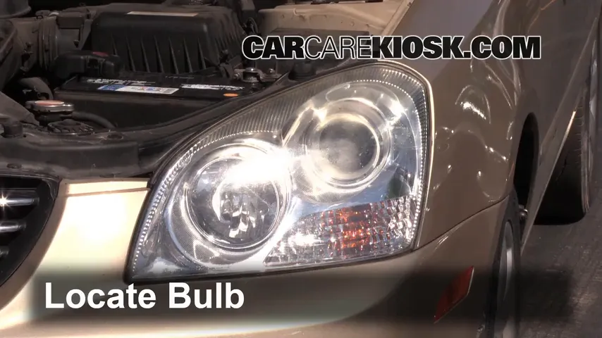 2007 Kia Optima EX 2.4L 4 Cyl. Lights Parking Light (replace bulb)
